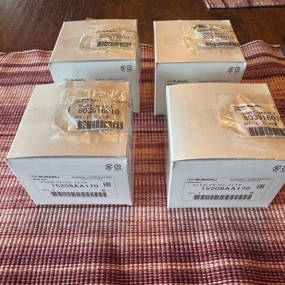 Subaru Oil Filter Set